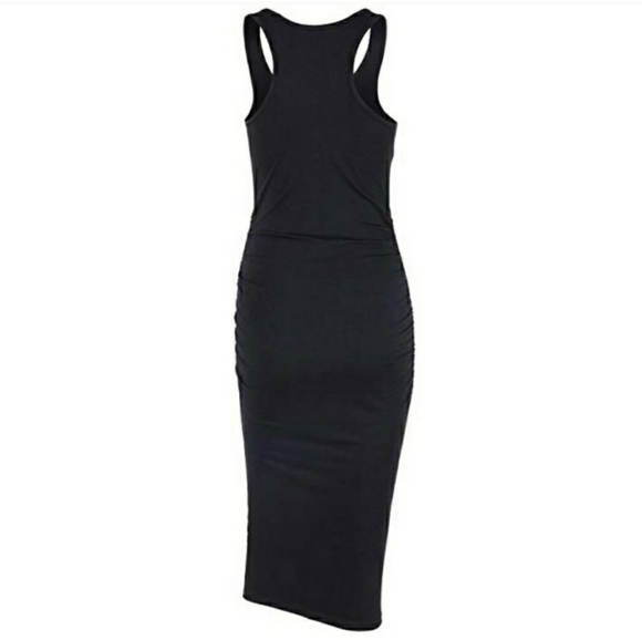 ⭐🆕 Black maternity bodycon midi dress - Picture 3 of 9